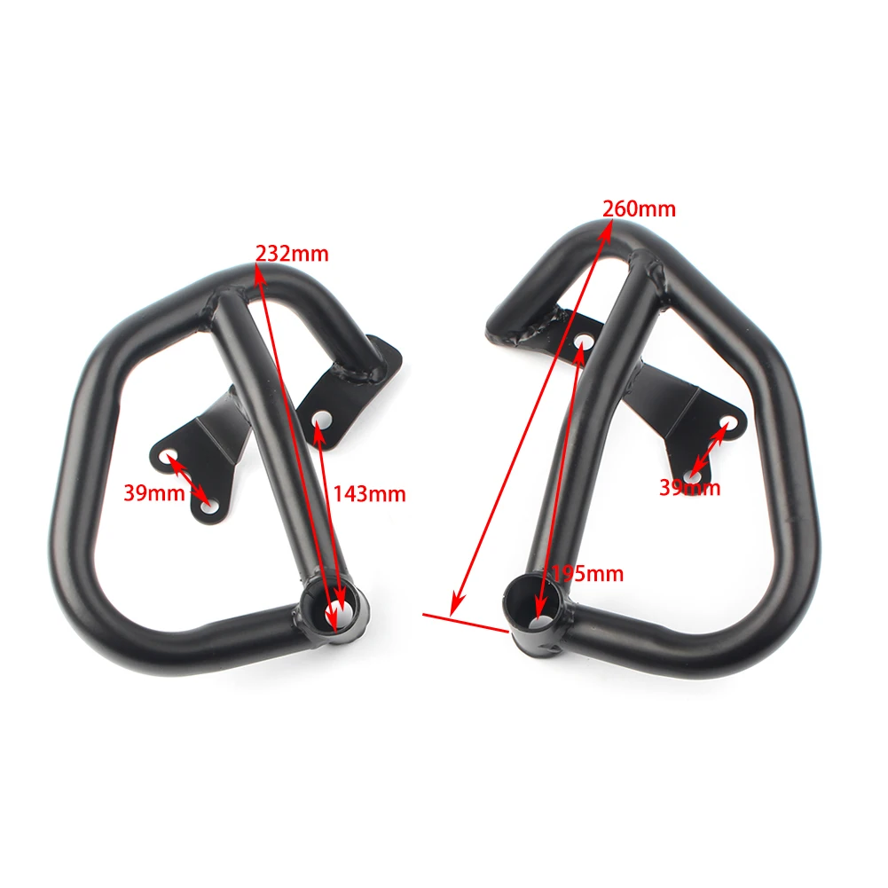 2Pcs Motorbike Engine Frame Guard Crash Bar Slider Protector For Yamaha FZ07 FZ-07 2015-2016 & MT07 MT-07 2013-2018