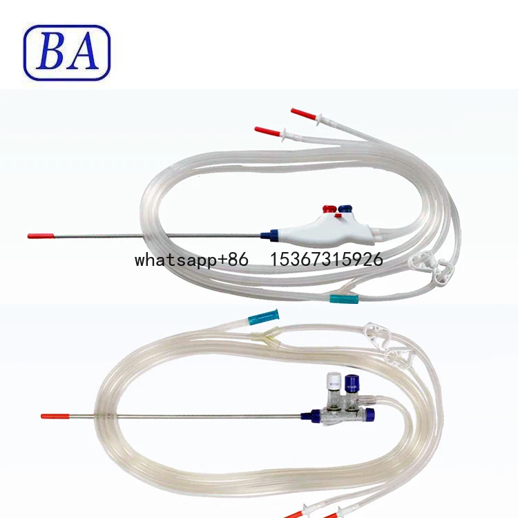 Tubo endoscópico desechable de succión y riego.