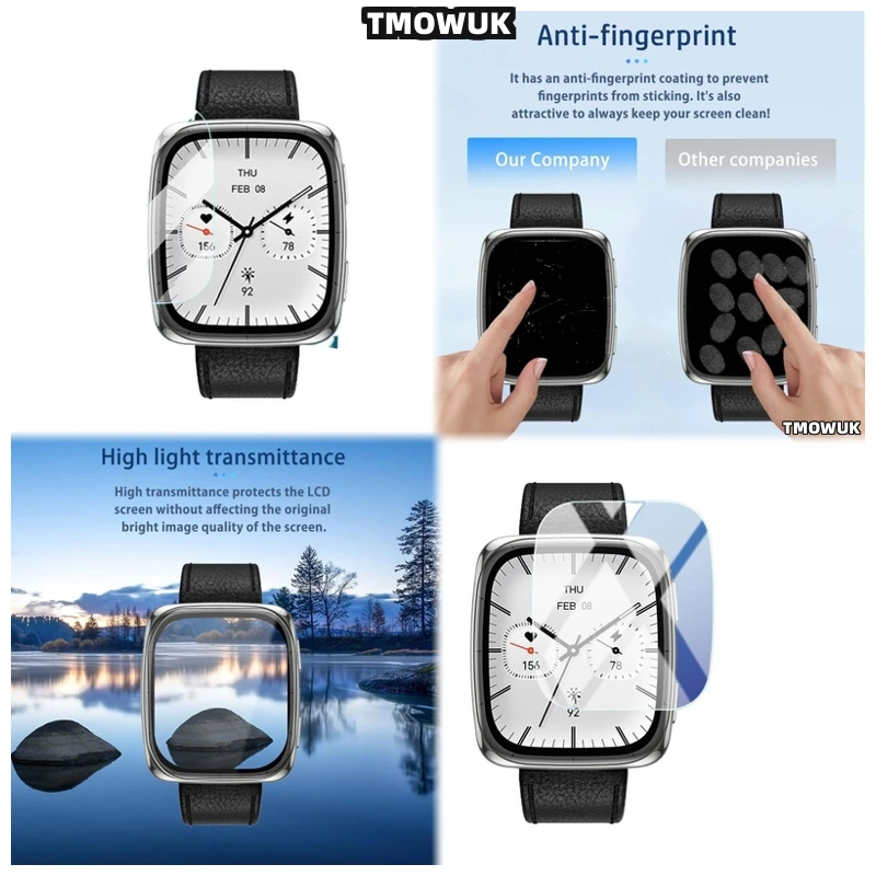 

For Amazfit Active 2 Square Active2, Crystal Clear 9H Glass Screen Cover
