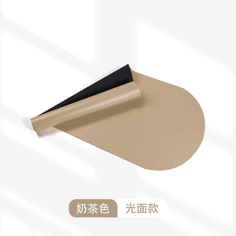 Cream White Beige Nude Eco Friendly Vegan Custom Laser Logo PU Rubber Non Slip Round End Oval Capsule Shape Arch Curve Yoga Mat