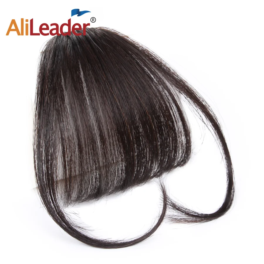 

Synthetic Bangs Hair Clip In Hair Extensions Wispy Bangs Clip On Fringe Air Bangs For Women Hairpieces Curved Bangs For Girls