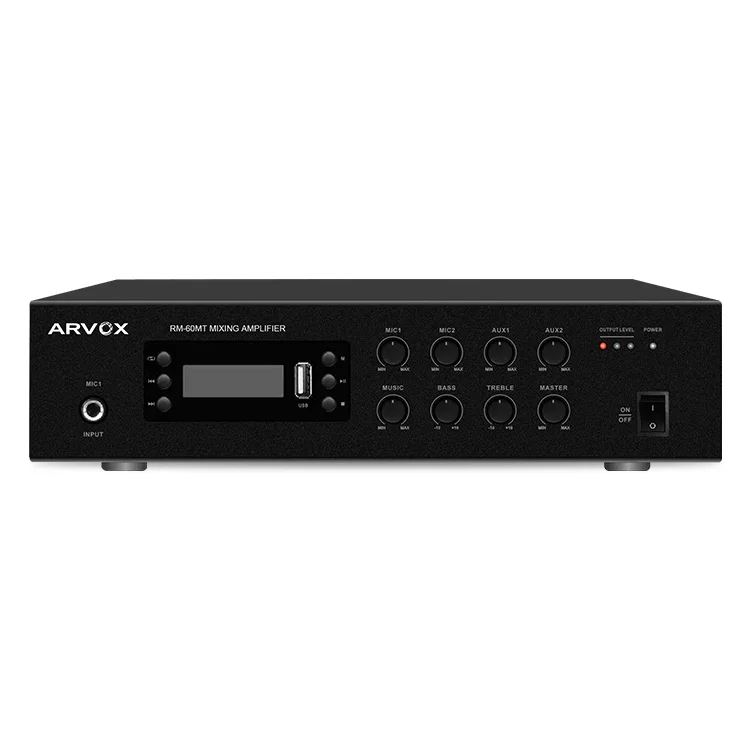 PA1 DC 24V am fm tuner usb music integrated public address bt sound pa ceiling speaker mini stereo class d audio power amplifier