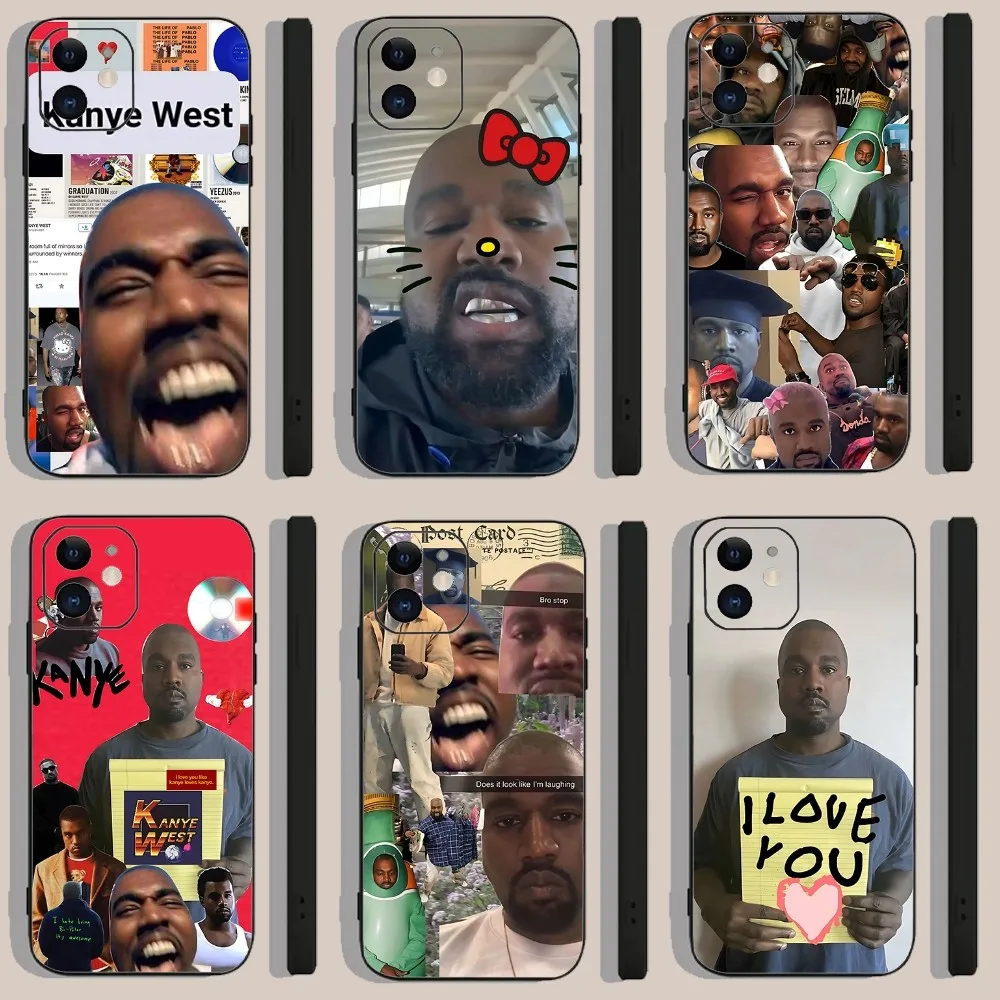 Funny Kanye West Ye Phone Case For Iphone 15 11 13 14 16 Pro Max 7 8 Plus X Xr Xs Max 12mini Black Shell Cover Case