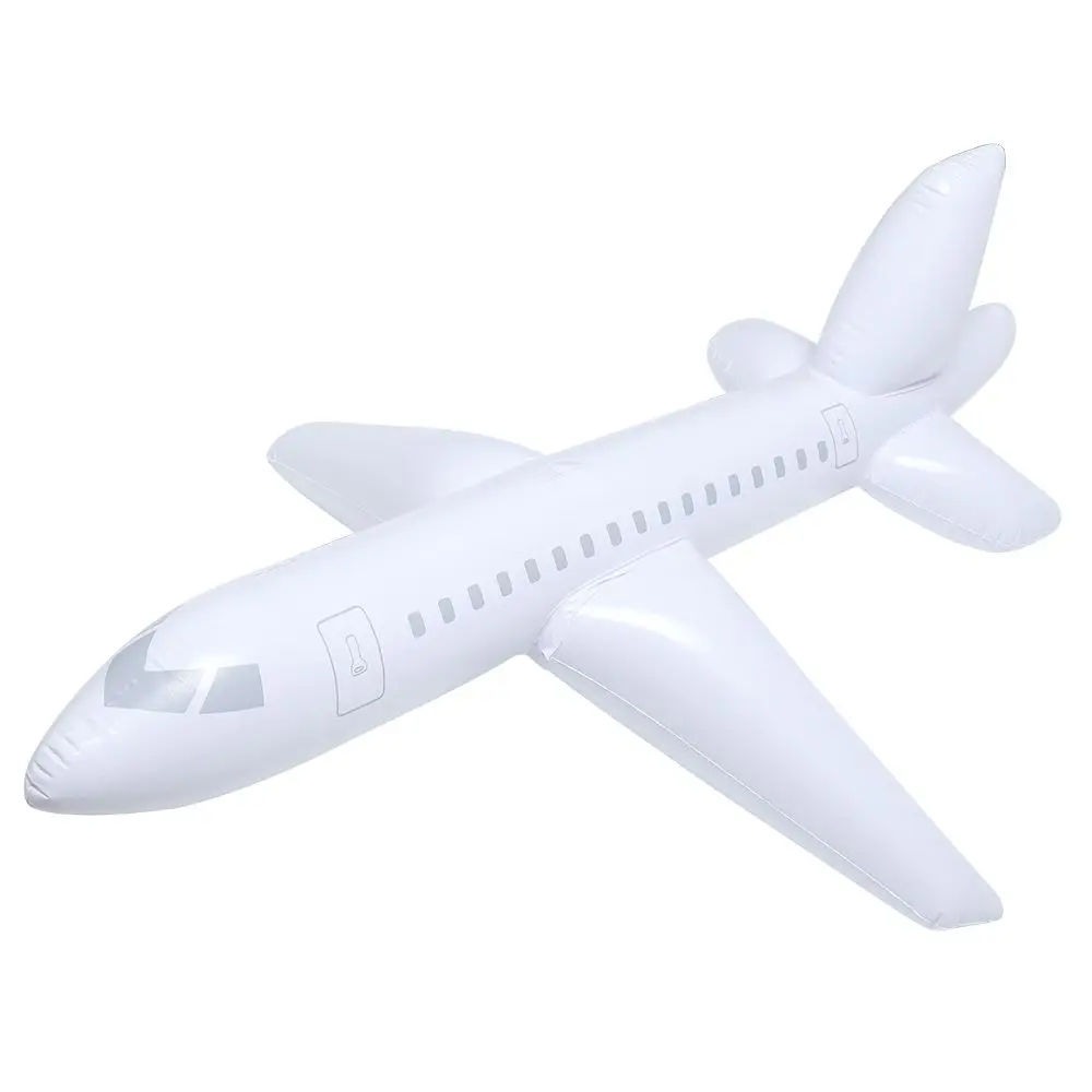 100cm High Quality Classic  Float Airplane Planes  Inflatable Airliner Cartoon Plane Aircraft