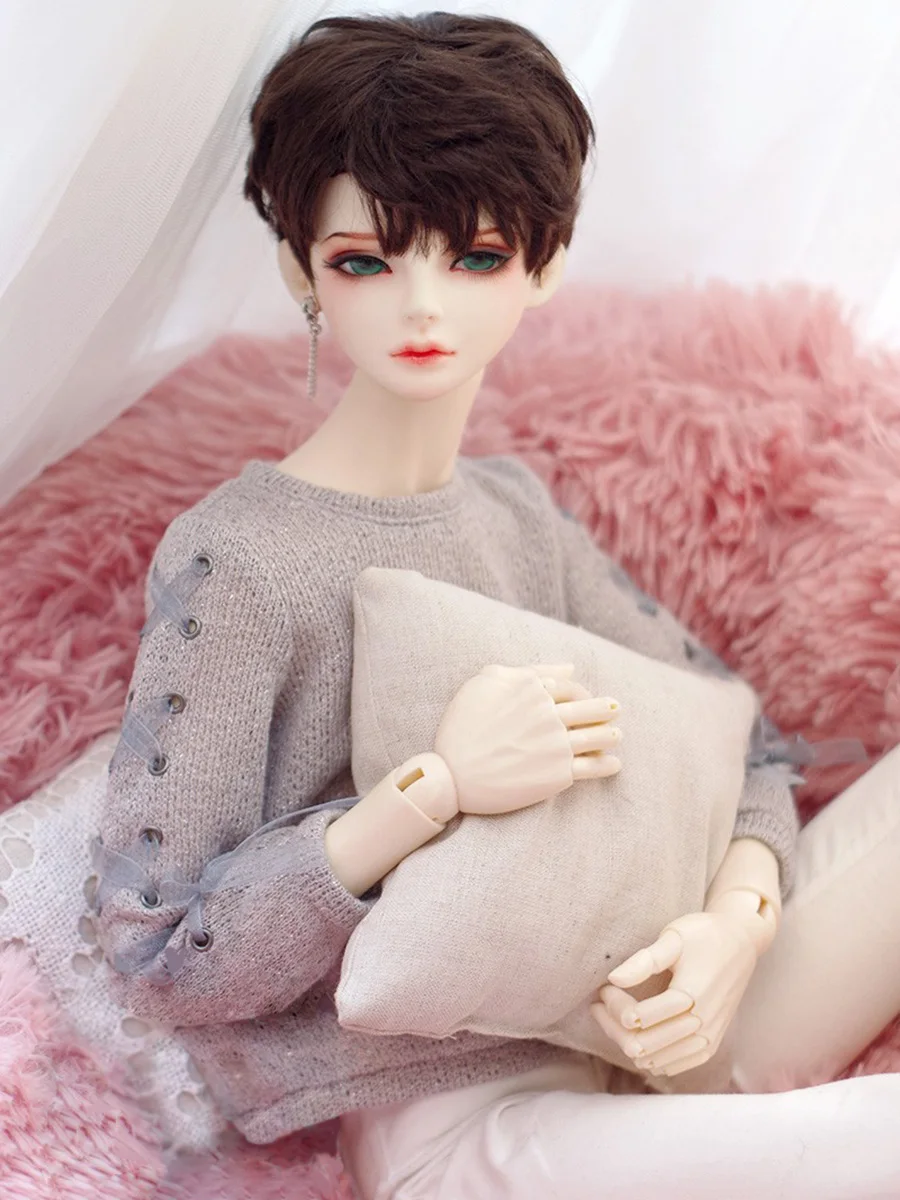 BJD Clothes Doll Tops Wearing Ribbon Knit Sweater For 1/3 BJD SD DD SD10 SD13 SD17 Uncle Doll Accessories