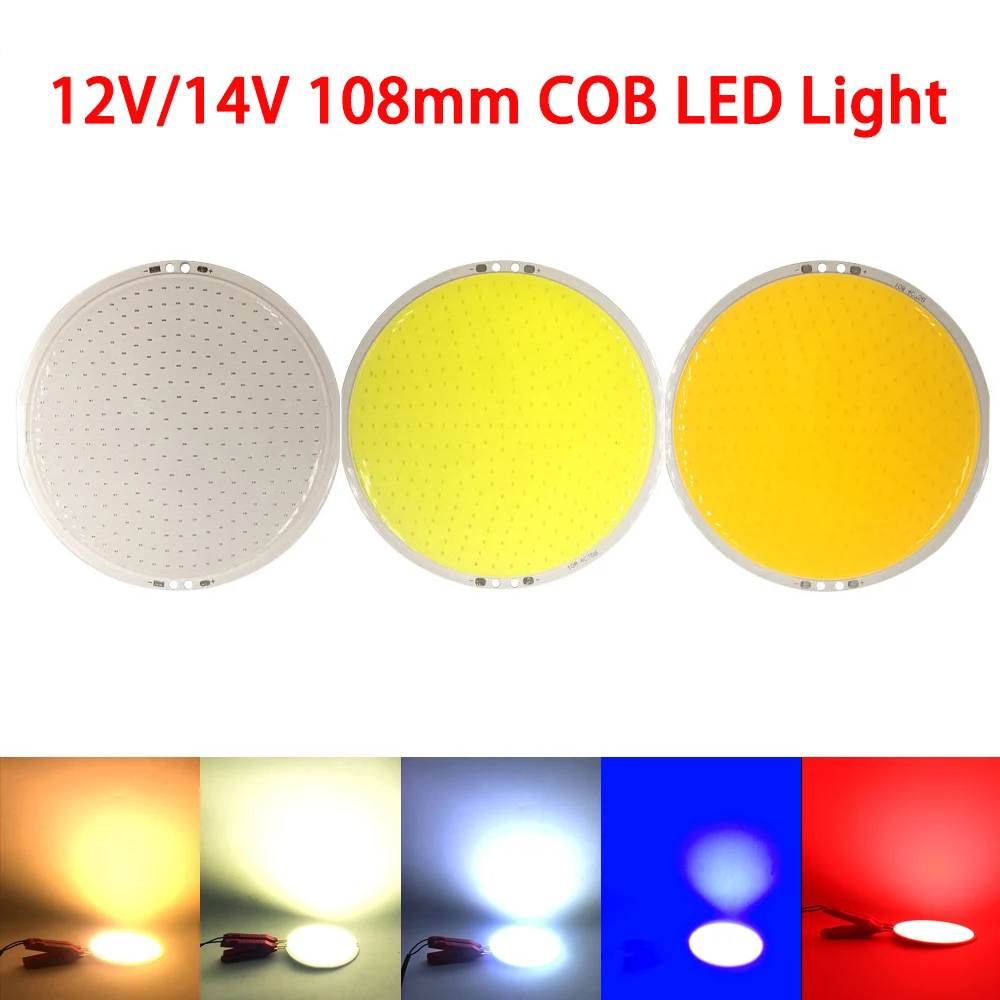 12V/14V 108mm COB LED Light for Car Lighting House LED Lamp Decor Bar Lights Bulb Cool White/Warm White/Natural White/Blue/Red