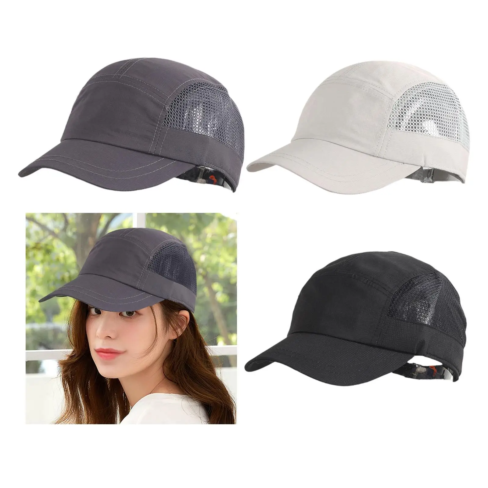 قبعة جولف صيفية قبعة بيسبول للرجال سريعة الجفاف للحماية من الشمس في الهواء الطلق قبعة شبكية قابلة للتنفس قبعة بيسبول رياضية للجري والمشي لمسافات طويلة #1