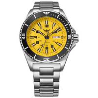 YELANG Men Military Watch 44mm Diver Automatic Watches Sport Mechanical Wristwatch 300M Waterproof Luminous Sapphire NH36