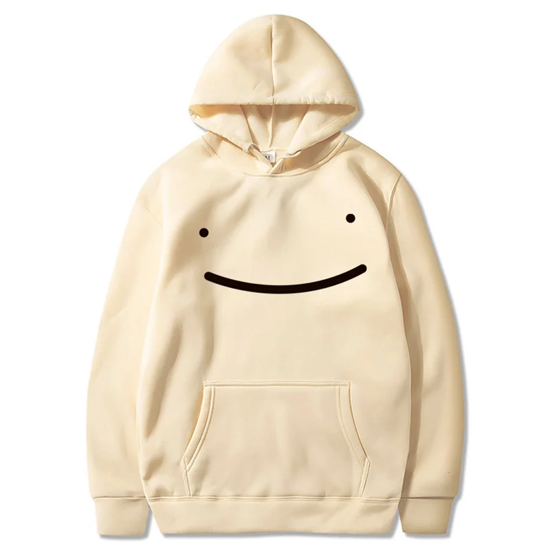 2023 New Hip Hop Streetwear Fashion Hoody Funny Smile Printed Mens Women Hoodies Sweatshirts Fleece Pullover Casual