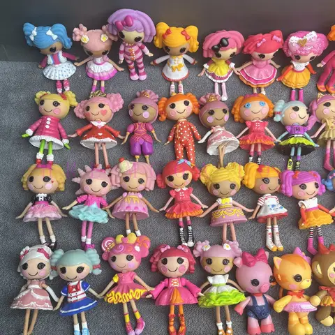 Original 8-10 cm Lalaloopsy Lilla Sister Flerfärgade Dockor PVC Flickors Julklappssamling Leksaker 8 best sales Lalaloopsy docka - №1