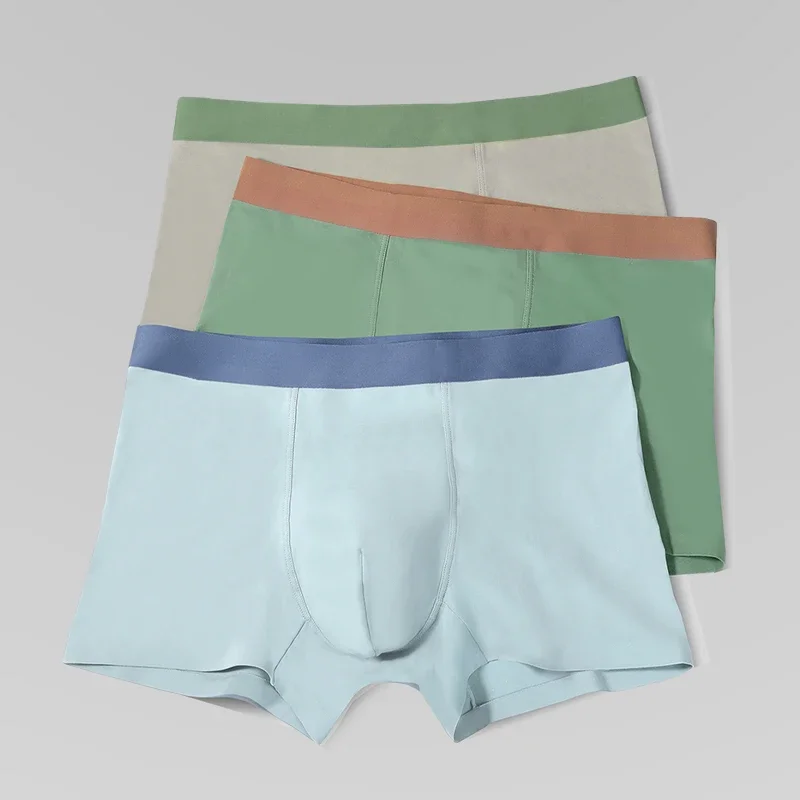 

3 шт. мужские трусы мужские антибактериальные хлопковые четырехугольные брюки тонкие и дышащие