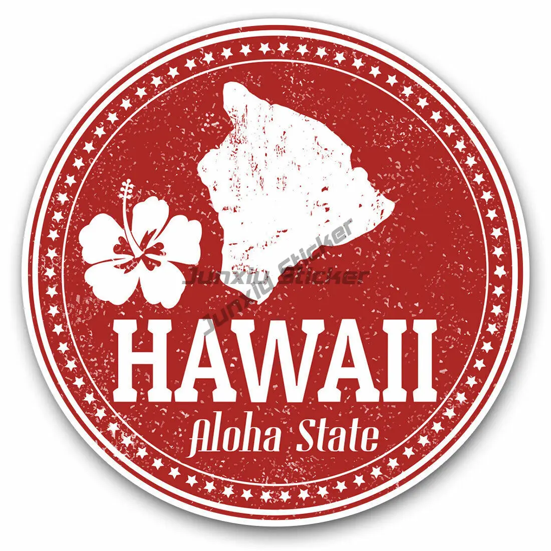 Classic Design Vinyl Stickers Hawaii Aloha State America Travel Cool Gift Laptop Accessories sticker GUITAR