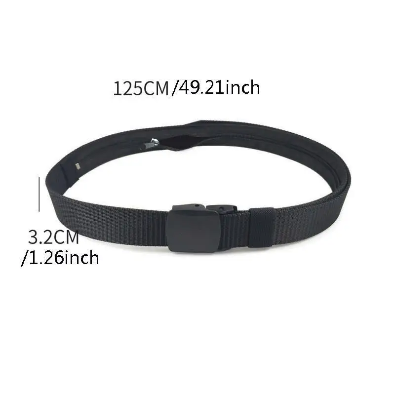 السفر النقدية مكافحة سرقة حزام خصر حقيبة المرأة المحمولة المخفية حزام المال محفظة الخصر حزمة أحزمة رجالي سر إخفاء الأحزمة #6