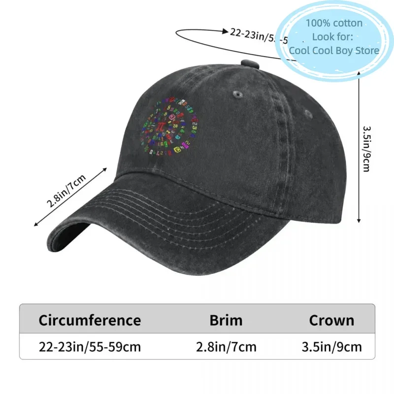 Pi Day 2023 celebration baseball cap colorful hunting camping dropshipping hats unisex-teens Y2K cool baseball cap