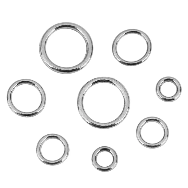 20pcs Seamless Stainless Steel Closed Jump Rings 4 5 6 8 10 12 mm Never Fade Split Rings Connectors For Jewelry Necklace Making image 6