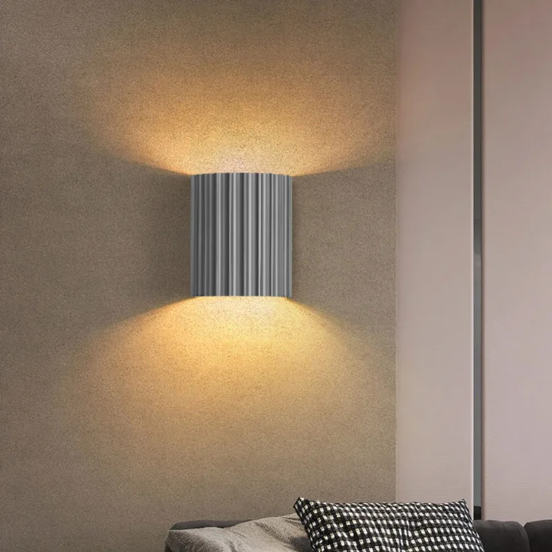 Modern Wall Lamp LED Macaron Resin G9 Sconces For Living Room Bedrooms Bedside Aisle Hallway Simple Indoor Home Decoration Light