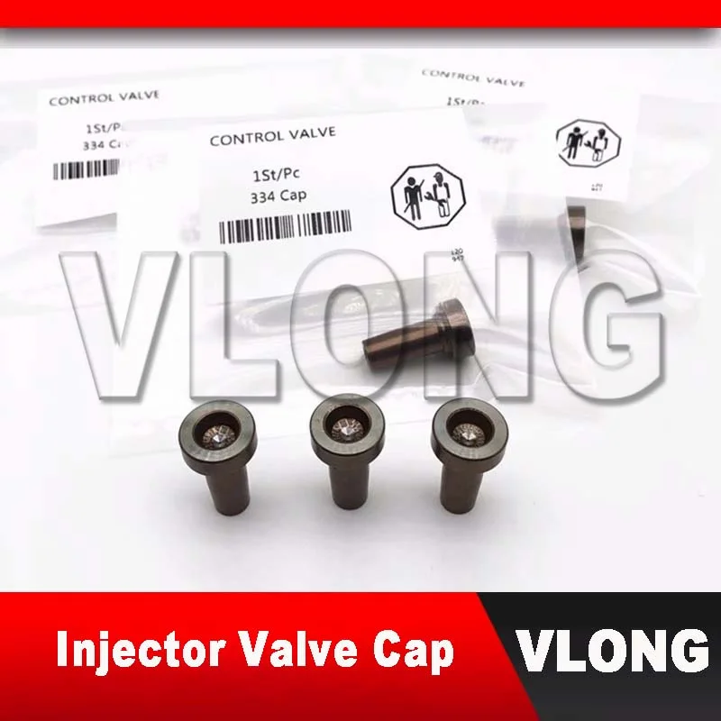 

Valve Cap 334 Common Rail Diesel Fuel Injection Angle Needle Valve Head F00VC01334 for Bosch 0445110 Series Injector