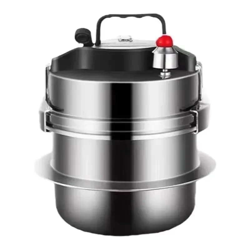 

Мини-кастрюля под давлением для кемпинга на открытом воздухе, 0,8 л-1,6 л, модернизированная бытовая газовая индукционная плита из нержавеющей стали, кастрюля под давлением