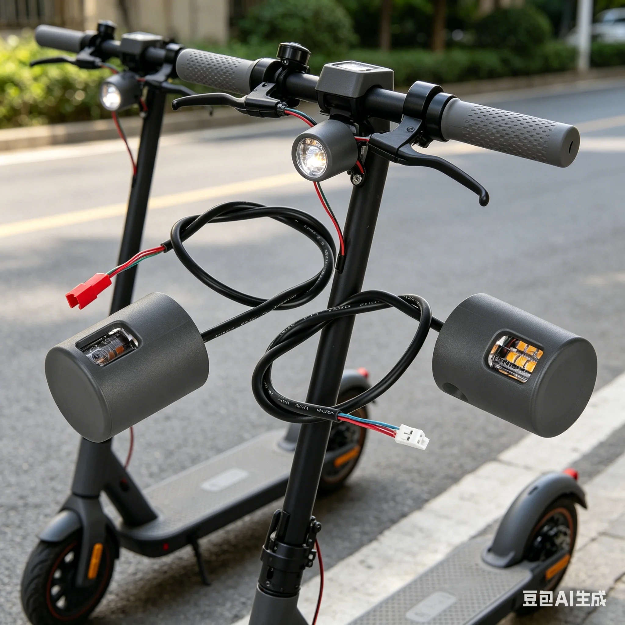 1 Pair Scooter Turn Signal For Xiaomi 6 Electric Scooter Left Right Turn Signal Handlebar Lamp Replace Accessories
