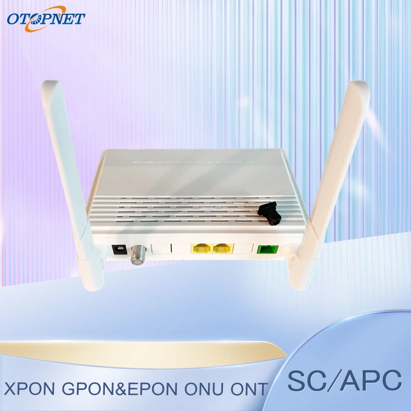 

FTTH Optical XPON ONU HUR3009XR 1GE+1FE+CATV+2.4G Wifi Fiber Optic Network Router SC APC GPON EPON Optical Network Equipment