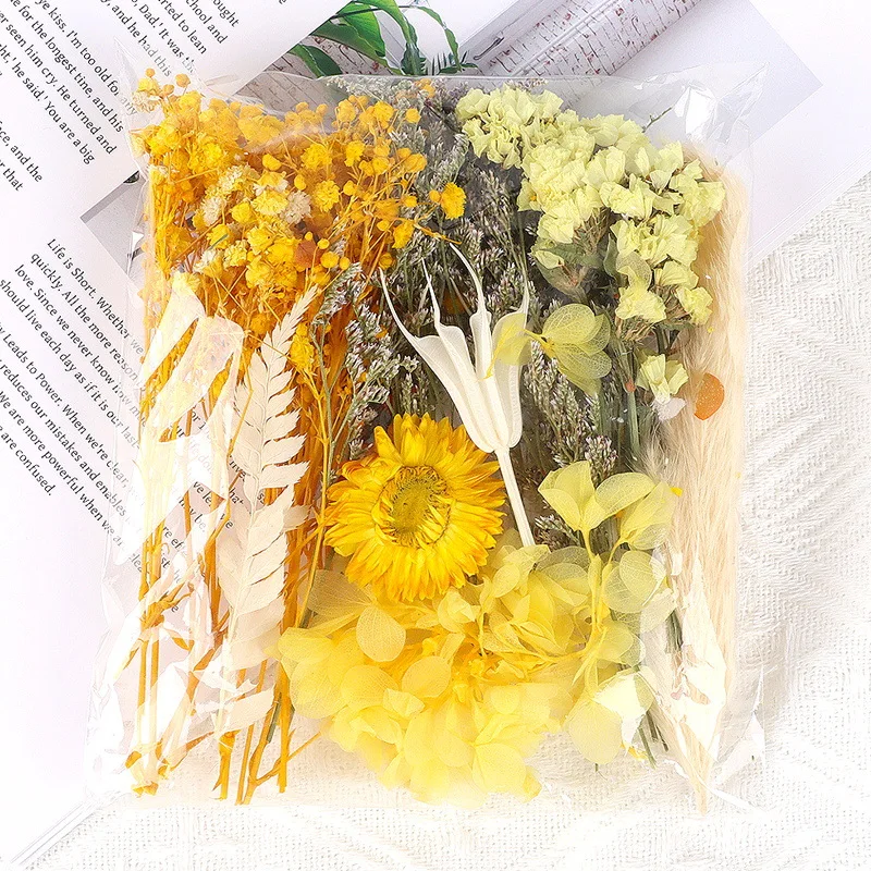 8 ألوان الاصطناعي محاكاة زهرة السماء ستار المواد مجموعة DIY زهرة مجموعة محاكاة مواد الديكور المنزلي حزمة #4