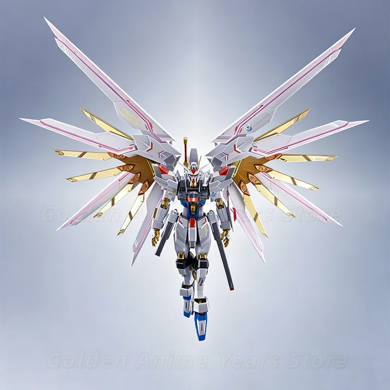 Genuine Bandai Gundam METAL ROBOT MR MIGHTY STRIKE FREEDOM GUNDAM FINAL BATTLE Ver Model Toys Action Figure Collectible in Shock