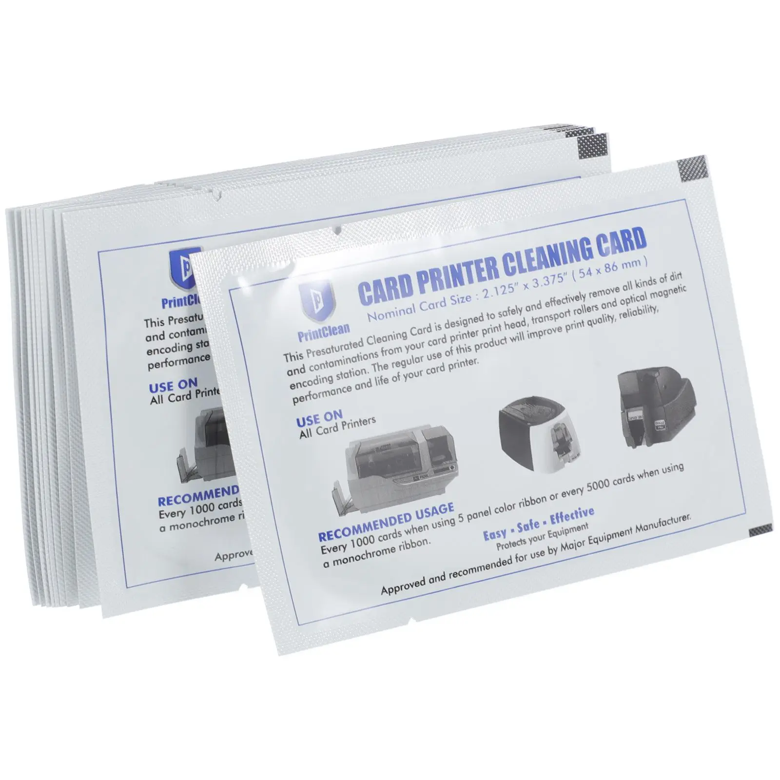 

10 Pcs Cleaning Card Reusable Card Reader Cleaner Magnetic Head Cards For Pos Terminals Smart Card System Pos Machine