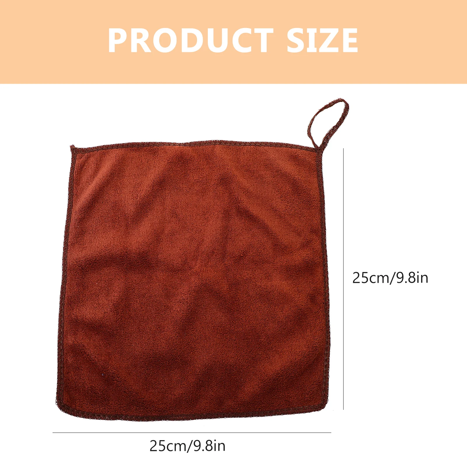 4Pcs Exfoliating Face Towel Nonwoven Square Wash Cloth Fade Resistant Skin Friendly for Home Travel Face Facial Towel