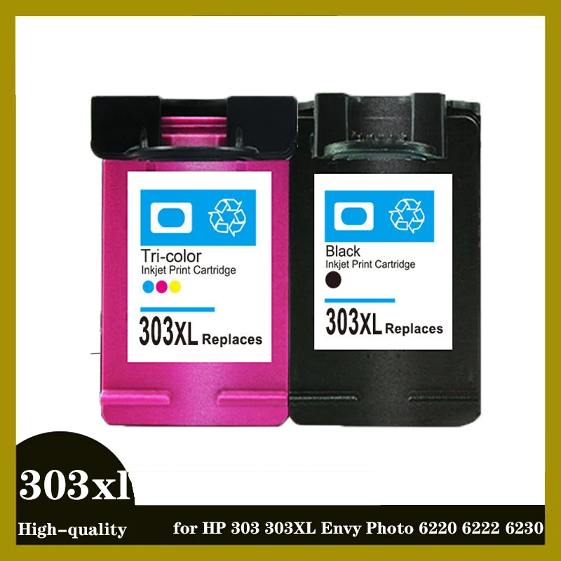 303XL Ink Cartridge Compatible for HP 303 HP303xl 303 Envy Photo 6220 6222 6230 6232 6252 6255 6234 7130 7134 7830 303xl Printer