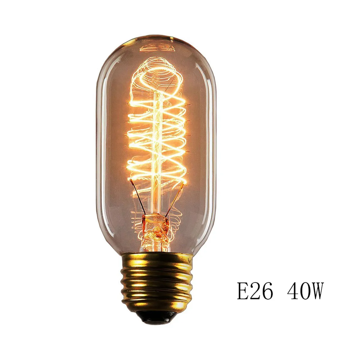 

4 шт. светодиодные лампы E26 40 Вт в стиле Эдисона, с нитяной нитью в форме капли, диммируемые, срок службы 50000 часов, для подвесных светильников