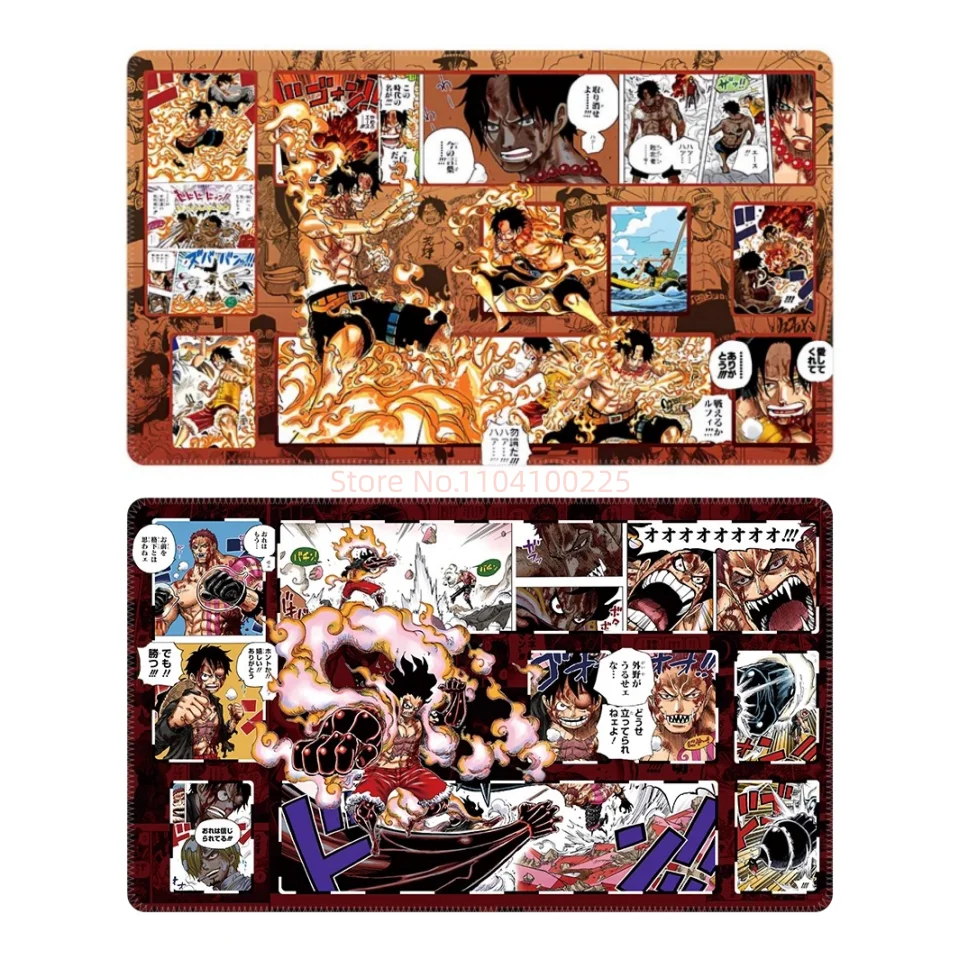 

600x350x2mm Diy One Piece Enel Bonney Card Battle Mat Low Single Player Board Game Card Duel Plate Battle Mat Anime Gift Toys