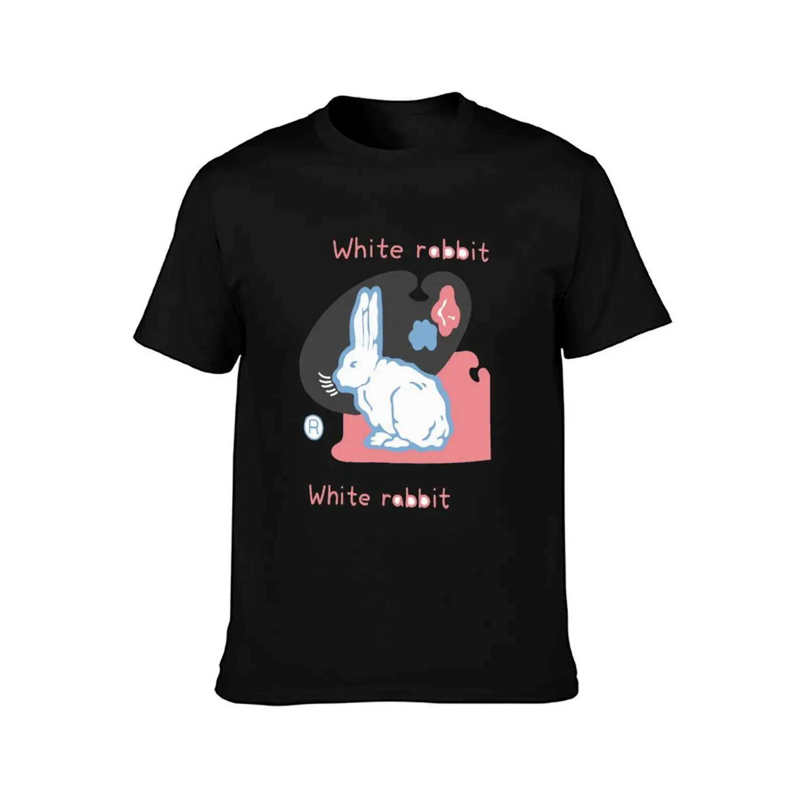 White rabbit T-Shirt Anti-Pilling Casual T-Shirt