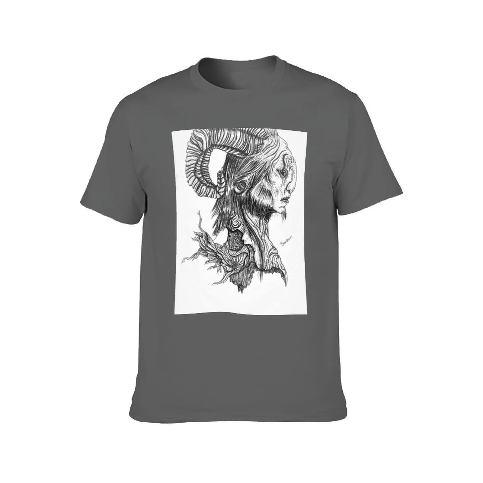 Pans labyrinth Faun T-Shirt cotton t shirts man 100% t shirts for man cotton cotton t shirt pack T-Shirt