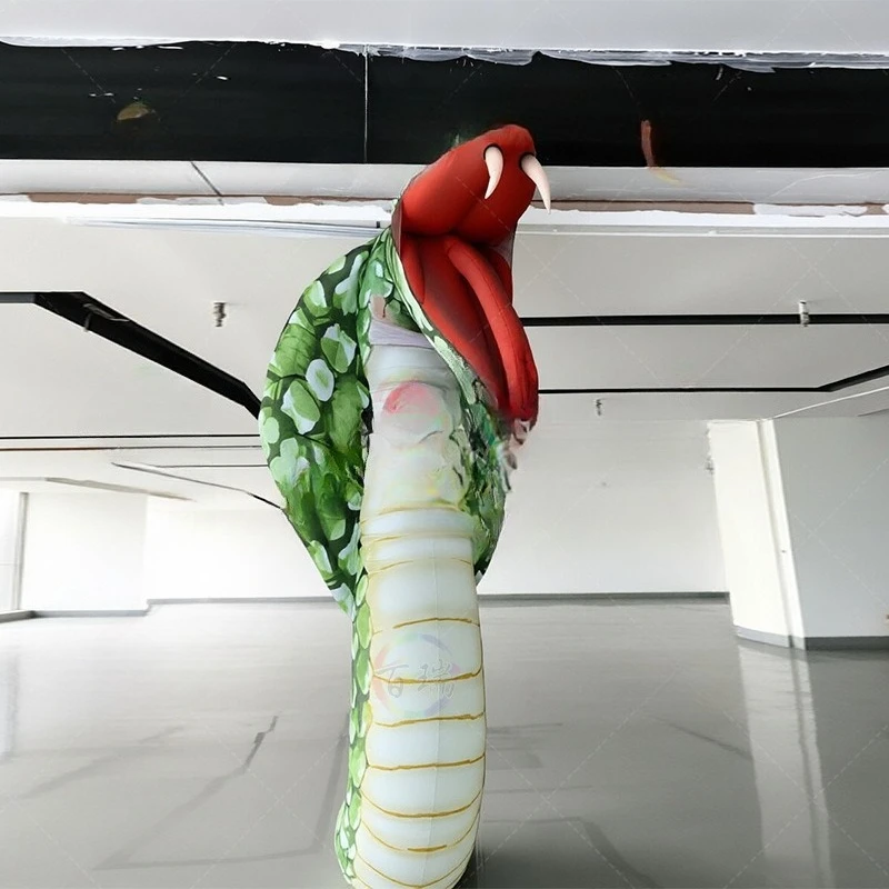 Inflatable Simulation Python Monty Python Cobra Air Model Forest Bar Stage Horror Atmosphere Halloween Party Props