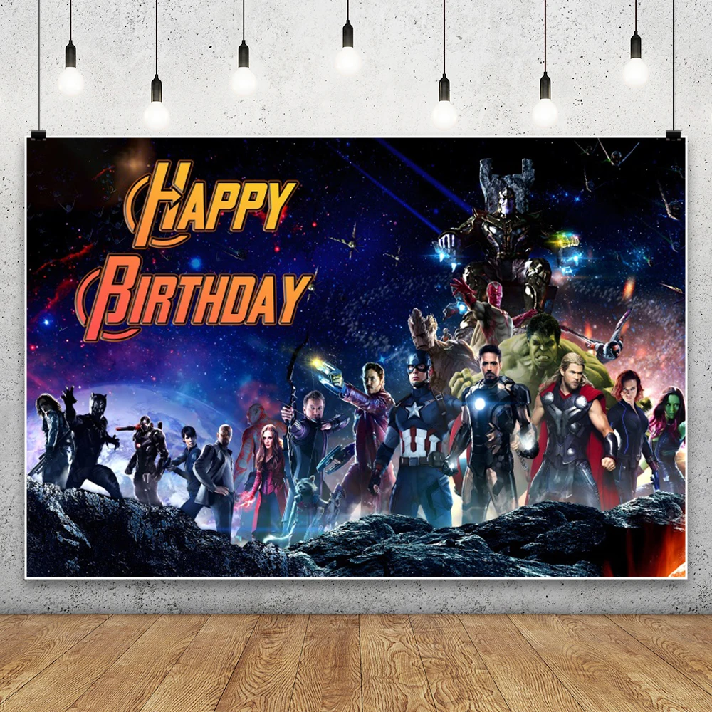Super Hero พื้นหลังสําหรับถ่ายภาพ Baby Shower Photo ฉากหลัง Boy Birthday Party ตกแต่ง Props อุปกรณ์สตูดิโอฉลอง