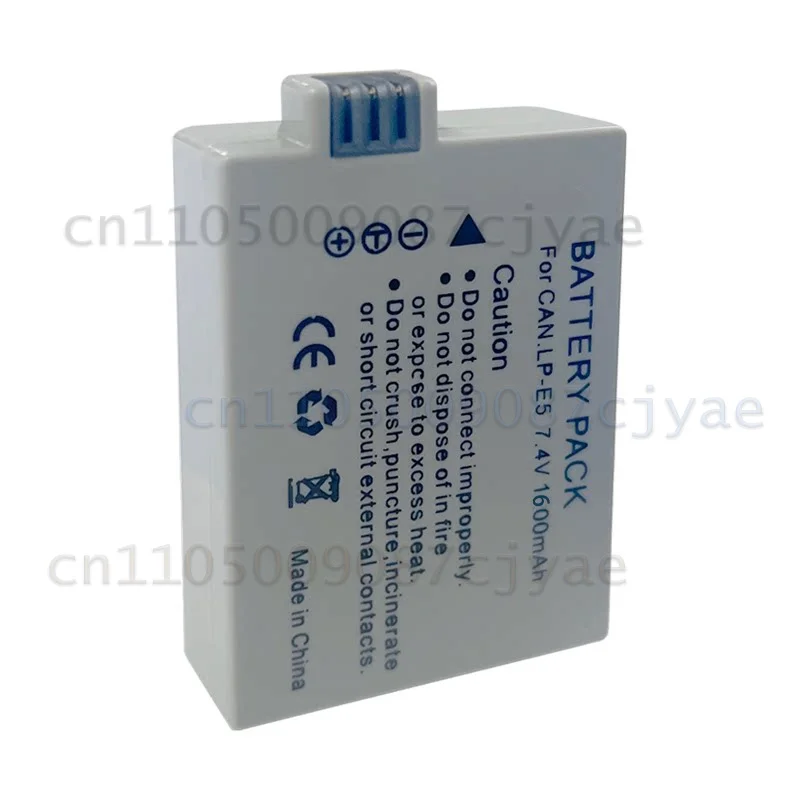 For Canon EOS 450D 500D 1000D 2000D LP‑E5 Replacement DSLR Camera Battery