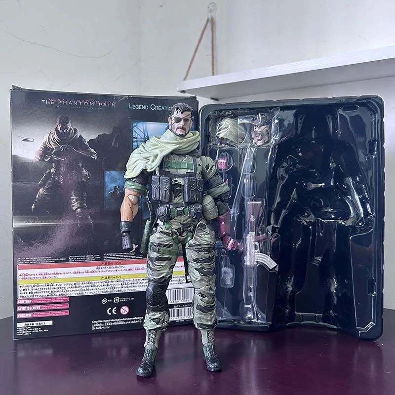 Play Arts Metal Gear Solid 5 The Phantom Pain Game Quiet Venom Snake PA Action Figure PA Iroquois Pliskin Old Snake Figure Gifts