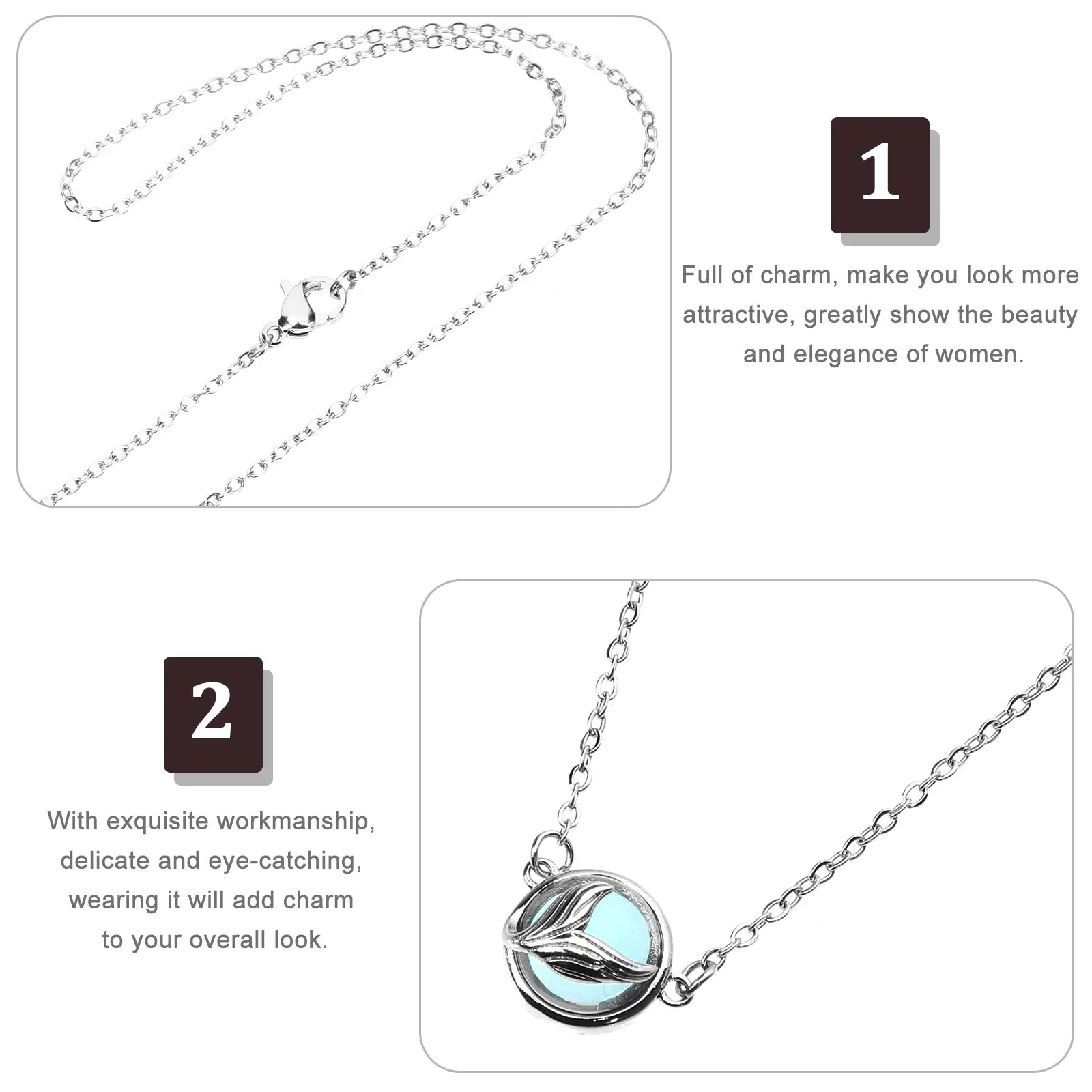 

Clavicle Necklace Alloy Women Beach Style Mermaid Necklaces Smooth Surface Fish Women Choker Necklace Tail Pendant
