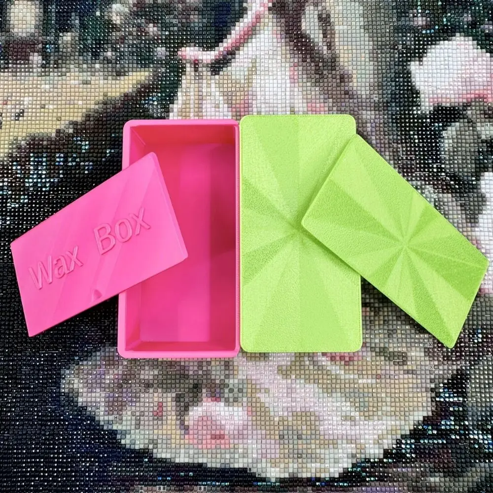 DIY ремесло 3D алмазная живопись восковая коробка вышивка с крышкой алмазная живопись контейнеры для ручек пластиковый красочный пенал
