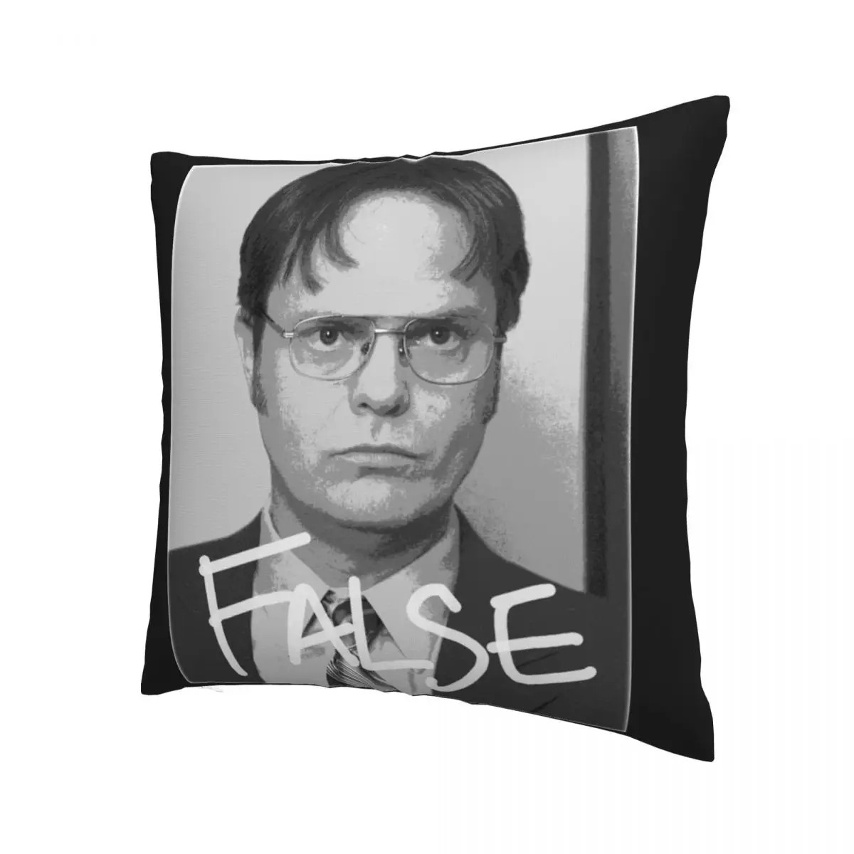 Dwight Schrute False The Office Pillowcase Printed Cushion Cover Decorations Tv Series Pillow Case Cover Home Drop Shipping