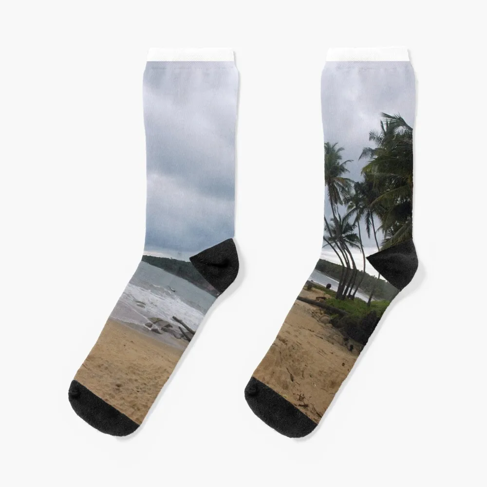 Kerala Beach, India. Socks Anti-Slip Socks Man Socks Ladies