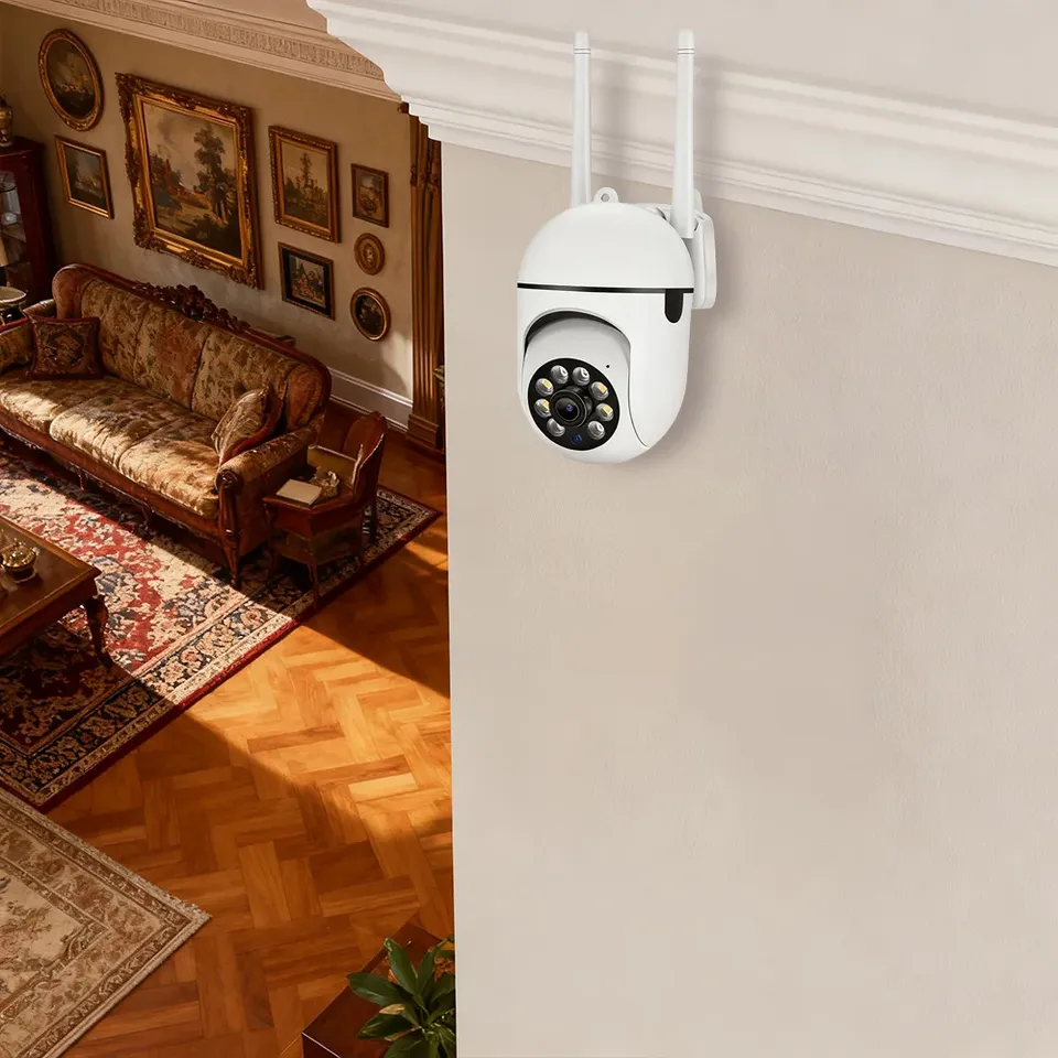  PEGATAH 5-Megapixel Indoor Camera (4x Zoom, Color Night Vision, Automatic Tracking, Suitable for Baby and Pet Monitoring) 