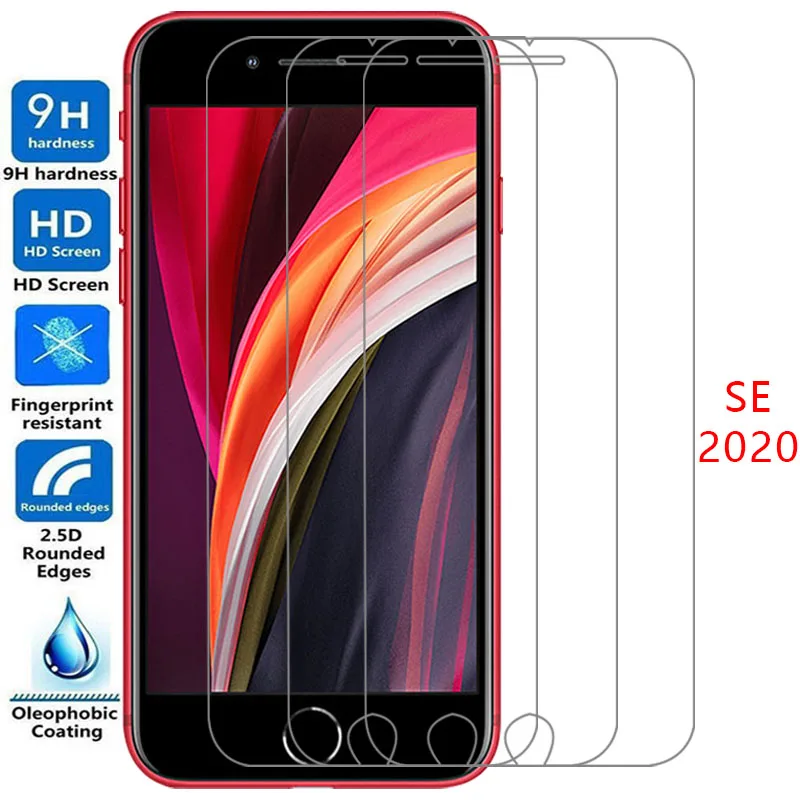 Защита экрана для apple iphone se 2020, защитное закаленное стекло для se2020 iphonese2 iphonese 2 se2, пленка, стекло i phone ipone