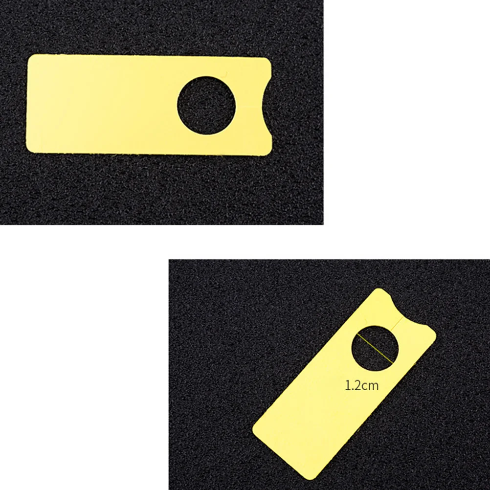 

500 шт. прочные идентификационные бирки для растений из ПВХ, устойчивые к атмосферным воздействиям, подвесная бирка-воротник для сортировки садовых растений, желтый цвет