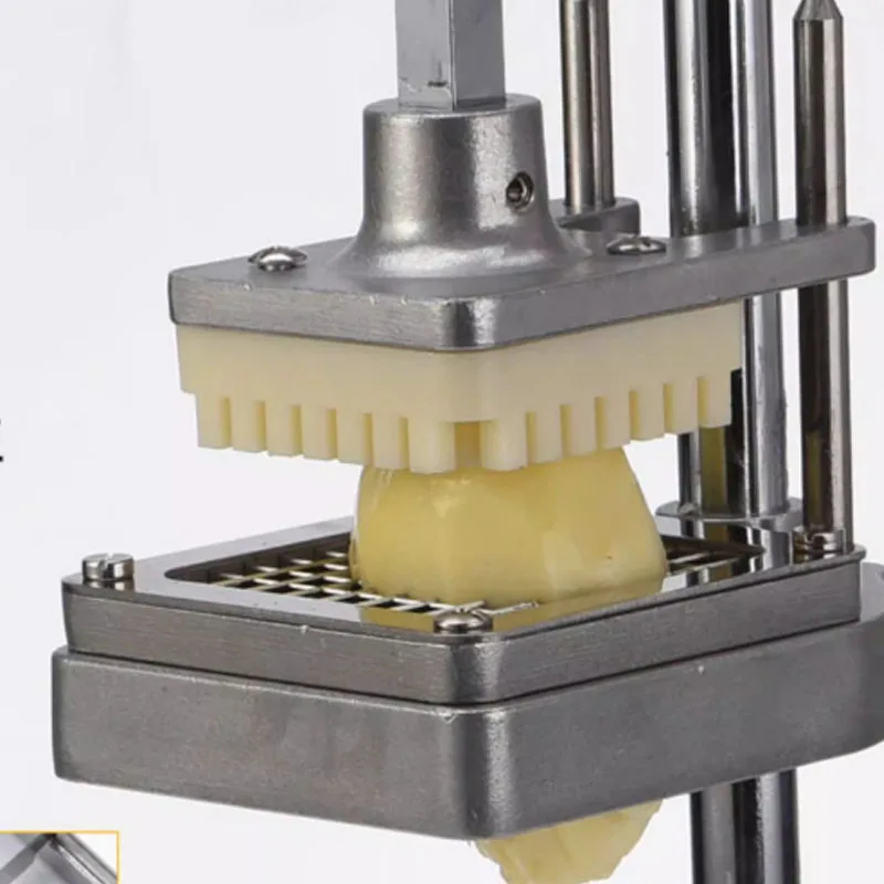 

Manual Vertical Potato Cutter French Fries Chip Slicer Multifunctional Fruit Vegetable Chopper with 3 Blades Kitchen Tool