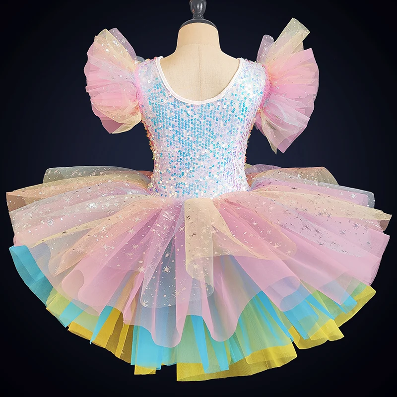 Professional Ballet Costume Classic Ballerina Ballet Tutu Dancewear Kid Girl Princess Dance Ballet Dress Leotards Dance Outfit