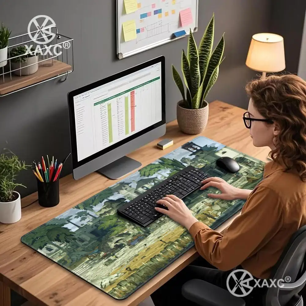 B-Book of Travels Mouse Pad large keyboard mouse desk pad non-slip rubber gaming mouse pad laptop mouse carpet HYBXXC