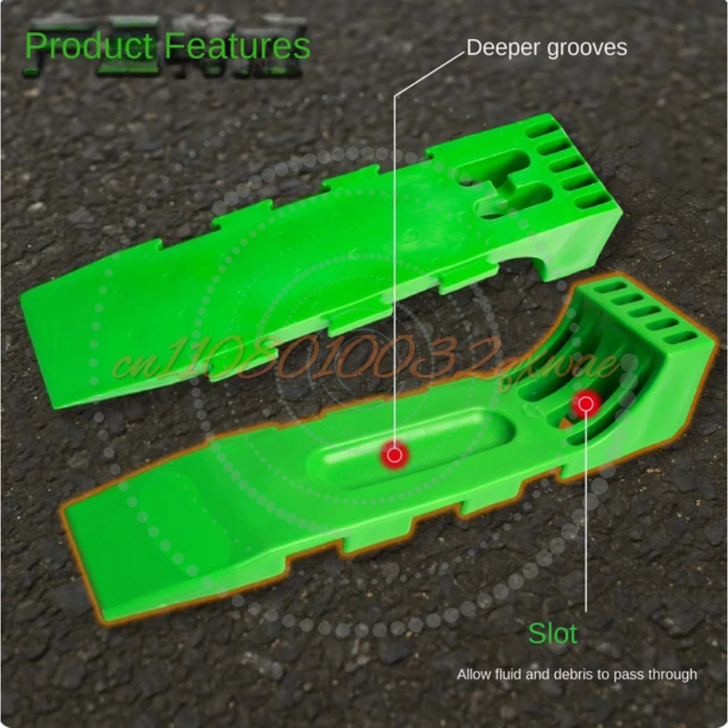 4PCS Trailer Interlocking Plastic Tire Skates for Ramp Wrecker Operations