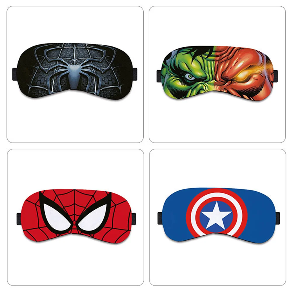 Cartoon Spider Sleep Eye Mask Soft Travel Nap Lightproof Sleeping Eye Covers for Children Lunch Break Blackout Eye Covers