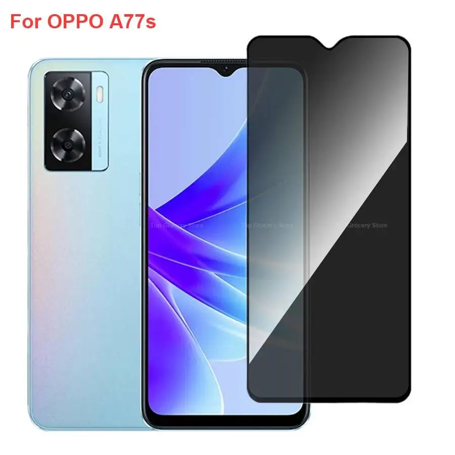 

Oppo A77s CPH2473 Anti Spy Privacy Tempered Glass Protector Compatible For Oppoa77s Full Cover Screen Phone Film